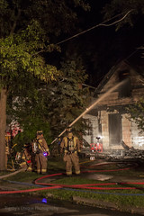 Marysville, Ohio Large House Fire
