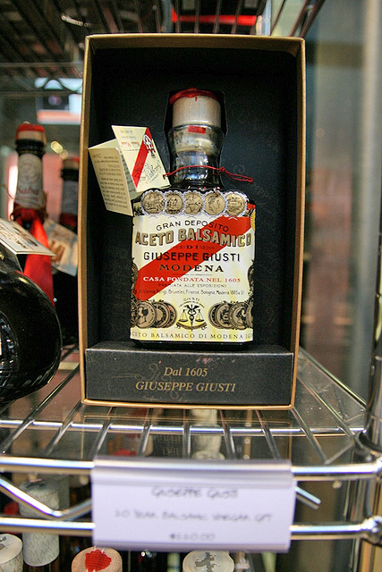 Giuseppe Giusto aged balsamic vinegar, just S$220 per bottle
