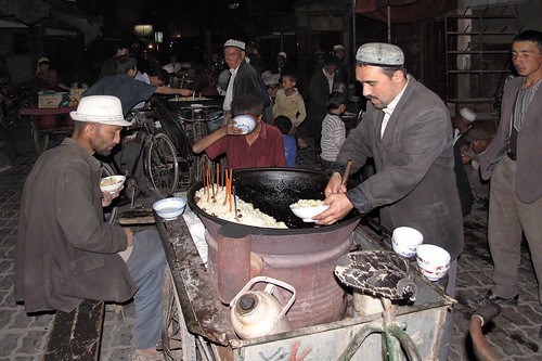 China - Kashgar - Night Market - Rice Soup