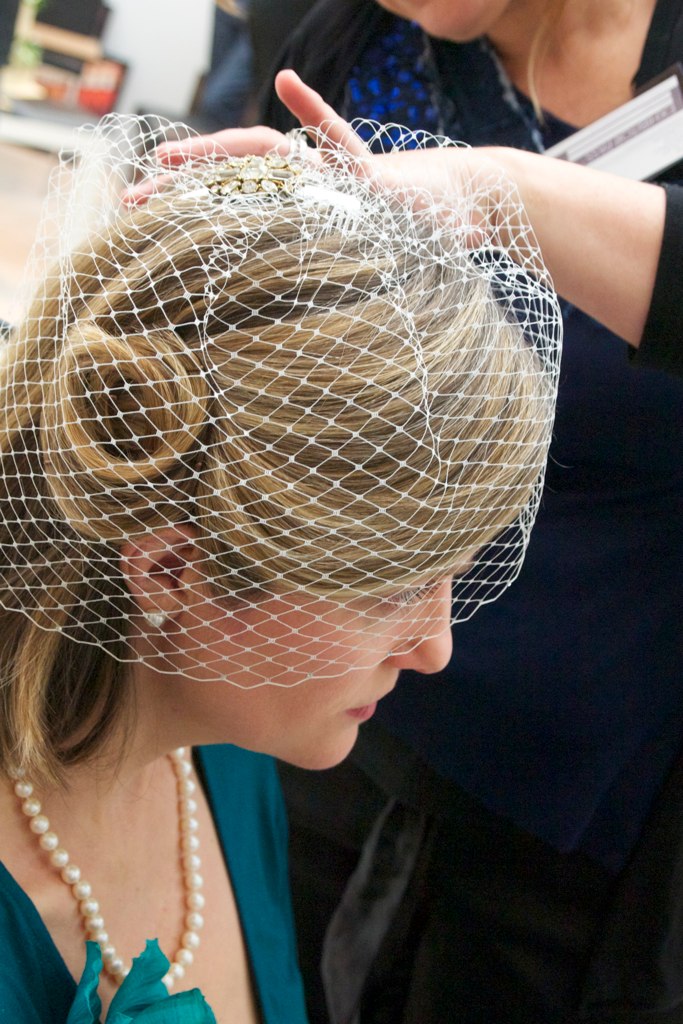Baroness birdcage veil and a vintage and a gorgeous 30s hairstyle