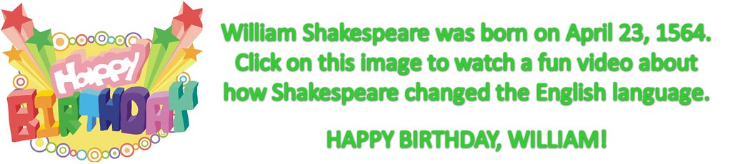 Shakespeare birthday