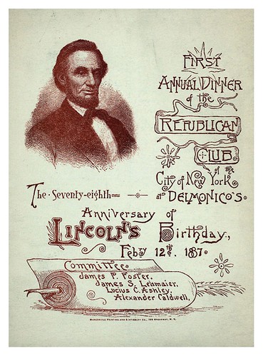 019-78TH ANNIVERSARY OF LINCOLN'S BIRTHDAY -1887-Portada del Menu-NYPL