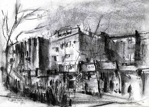 Chahar Bagh Boulevard  (5) by Behzad Bagheri Sketches