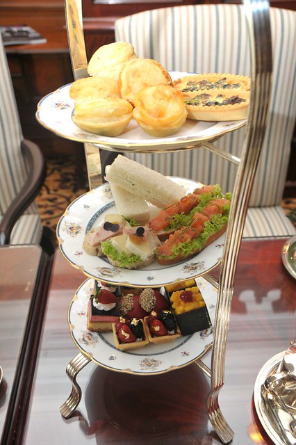 Afternoon tea at the Ritz Carlton