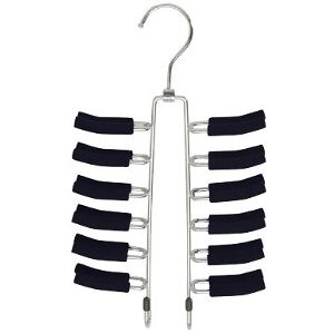 Friction Tie Rack and Scarf Hanger