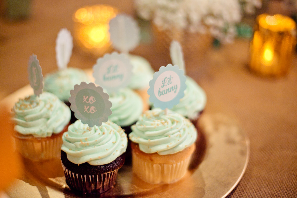 Mint + Gold Baby Shower
