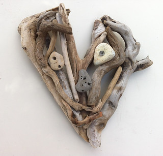 Driftwood Art "My Heart Smiles"