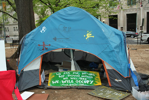Tent, Occupy DC, March 31, 2012