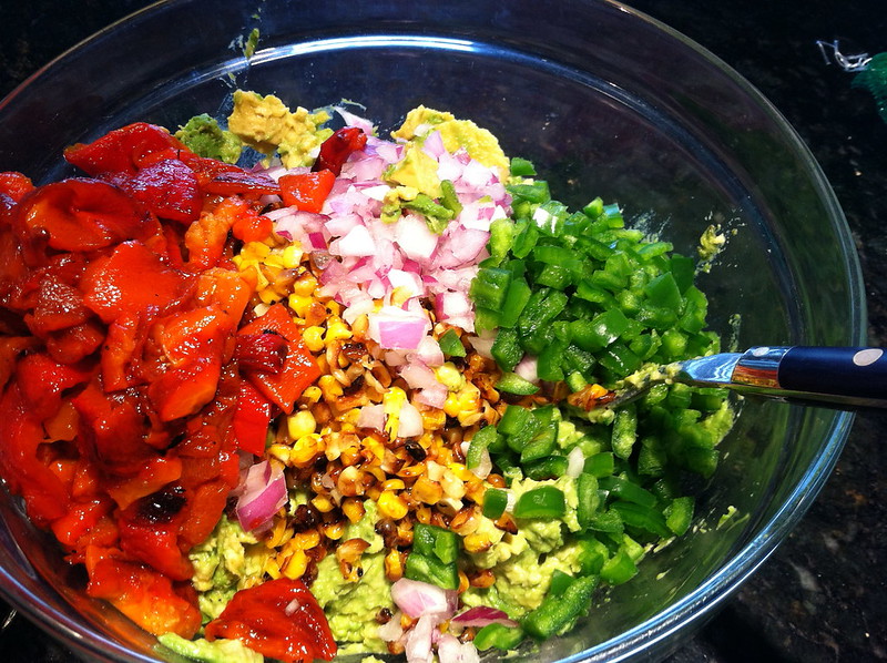 spector's roasted corn and red pepper guacamole | things i made today