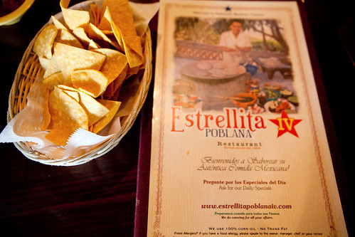 Estrellita Poblana IV's menu