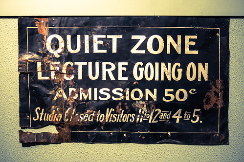 Quiet Zone, Lecture Going On