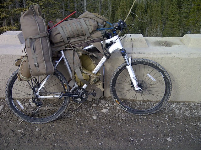 Camping Via Tactical Bike
