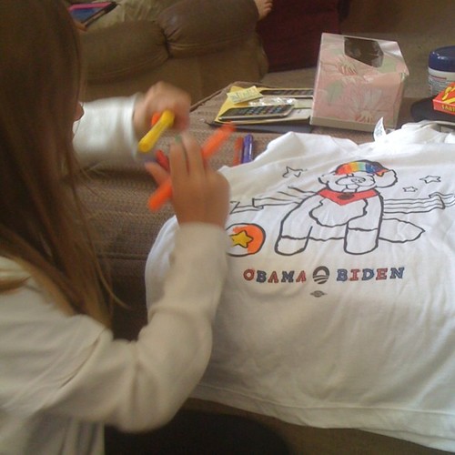Why yes,this is how we color in this house #obama2012