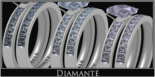 :Diamante: Eternity Diamonds Bridal Sets by Alliana Petunia