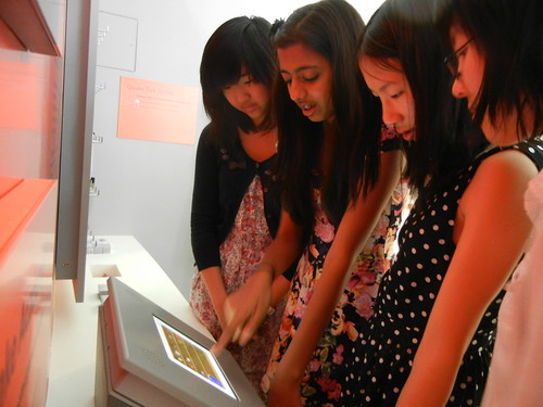 Digital learning youth playing earthquake game