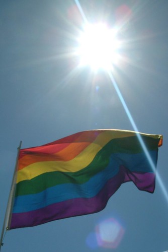 Rainbow Flag at Oxford Pride
