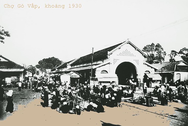 Chợ Gò Vấp khoảng 1930