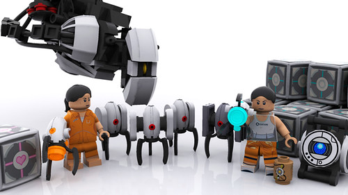 Portal minifigs and misc.