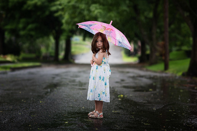 On the 5th day of Summer the rain hit the kids - Beautiful Portraits of Kids