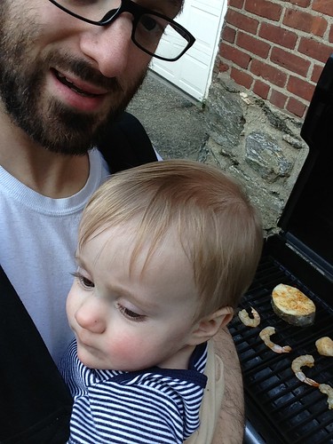 Martin Grilling with Daddy