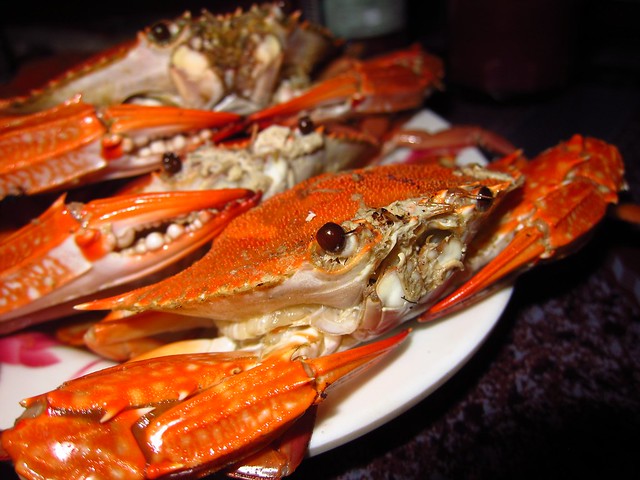 Grilled Crabs