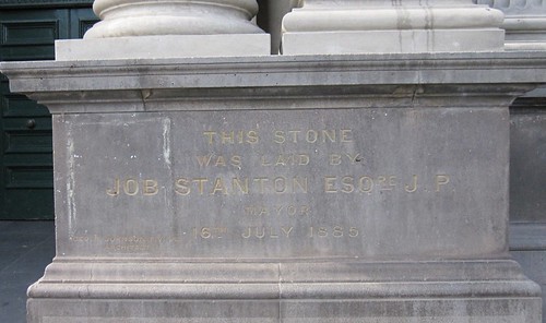 Foundation stone at Collingwood Town Hall 52/24/1 by Collingwood Historical Society