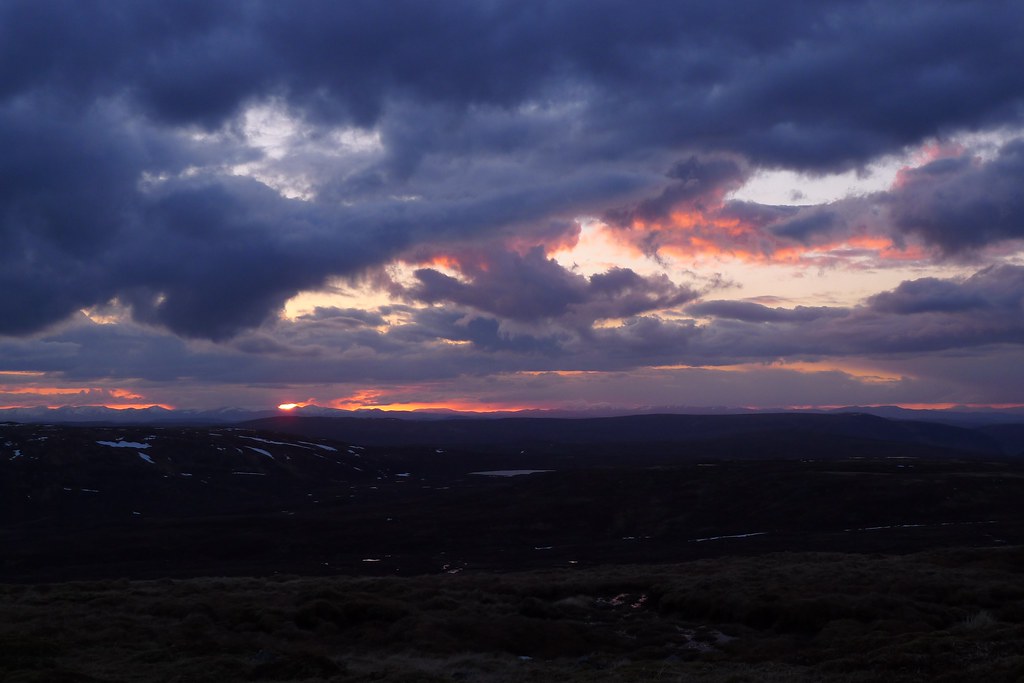 Sunset over the Northwest Highlands