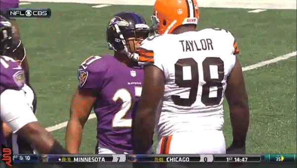 Did Ray Rice spit on Phil Taylor?