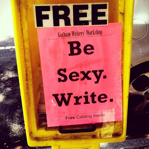 Be sexy. Write.