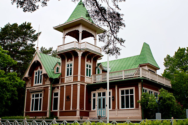 brown villa