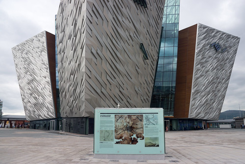 Titanic Belfast is an iconic six-floor building featuring nine interpretive galleries by infomatique