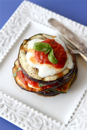Grilled Zucchini & Eggplant Parmesan Recipe {Vegetarian}