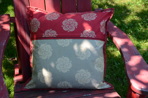 French General Selvage pillow by Poppyprint