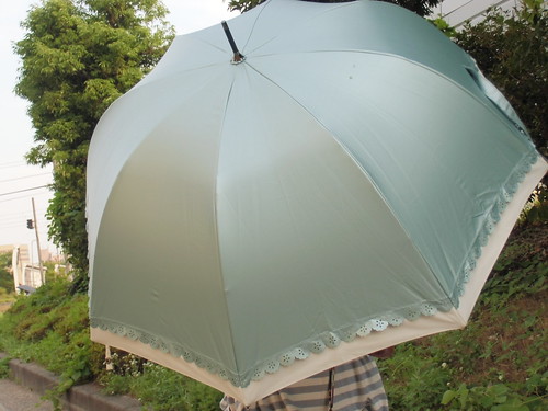 遮光で涼しい晴雨兼用二重張りＵＶ日傘