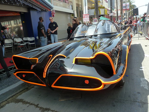 The Batmobile created by George Barris at Adam West's Star unveiling ceremony in Hollywood by jeff_soffer