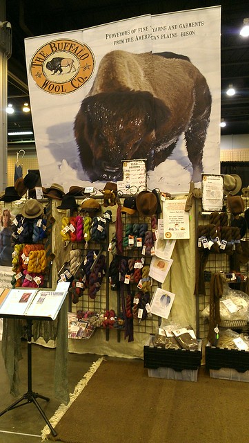 The Buffalo Wool Company booth at STITCHES South