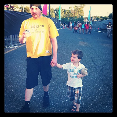 Going to the carnival with uncle Justin.