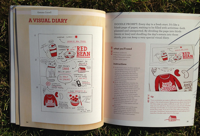 Craft-a-doodle: Gemma Correll's Visual Diary Doodles in Jenny Doh's book