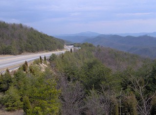 Hwy 25E, clinch mountain, tennessee