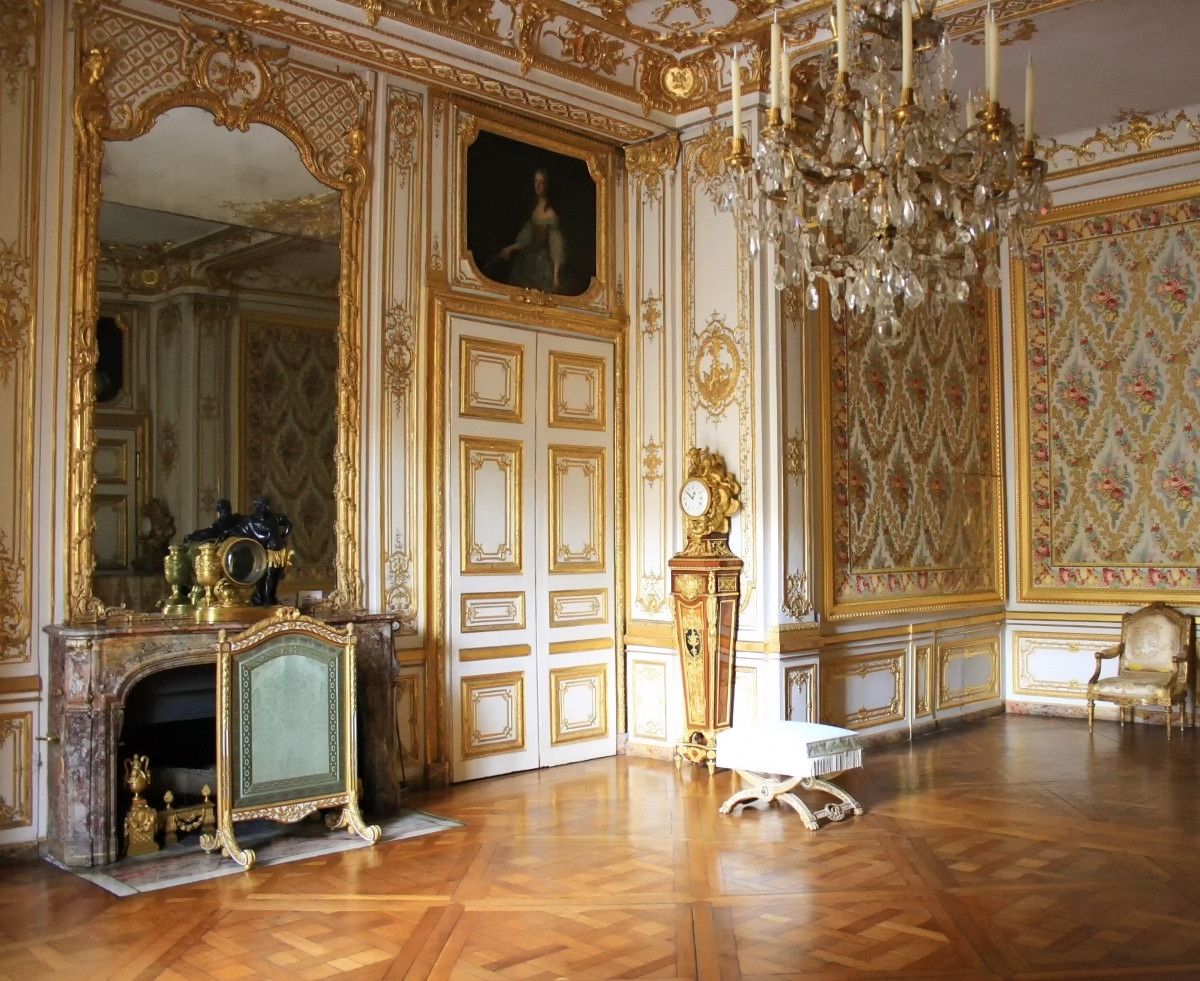 Small apartment of the king in the Palace of Versailles. Credit Lional Allorge