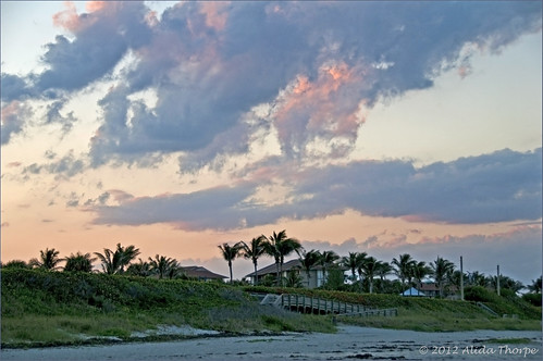 beach sunset by Alida's Photos