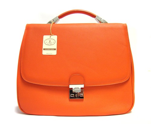 Italian Designer Orange Handbag