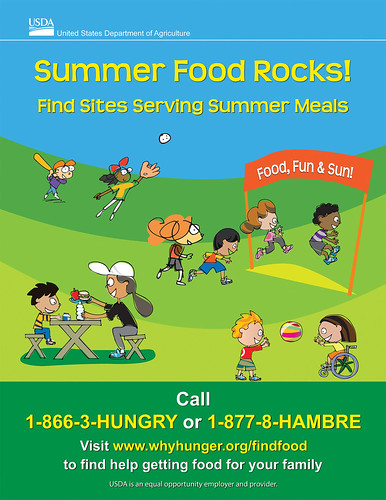 Distributing this promotional flier is great way to help promote summer meals. Find this flier and other outreach materials on our SFSP page. 