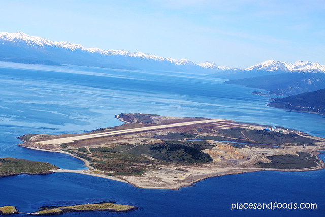 Ushuaia – Malvinas Argentinas International Airport aerial view