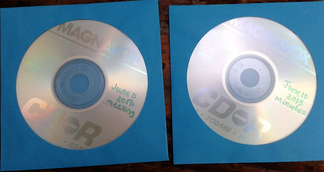 Two CDs of sound recordings