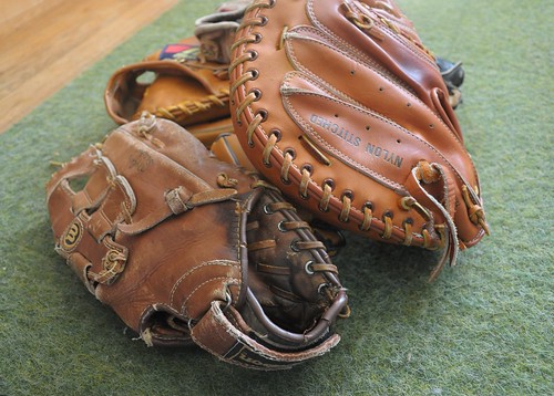 baseball gloves