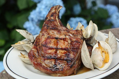 Grilled Pork and Clams