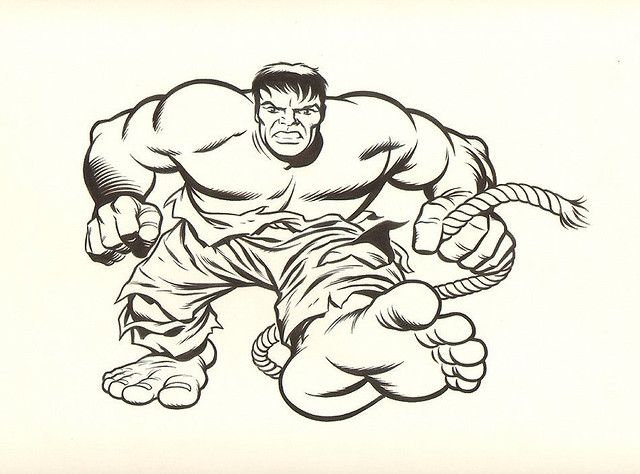 Dave Stevens Incredible Hulk T-Shirt Design Art