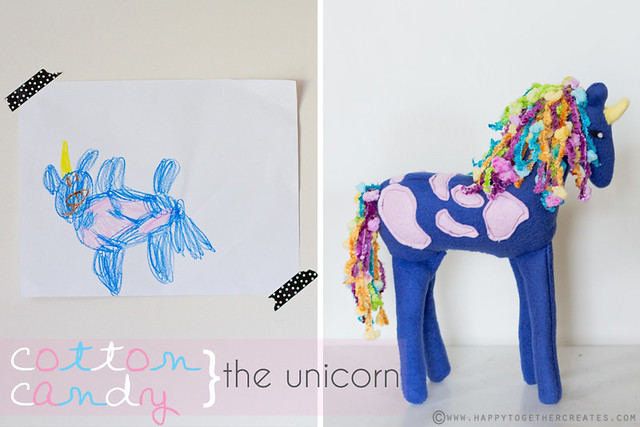 Designed and Made by J: Cotton Candy the Unicorn