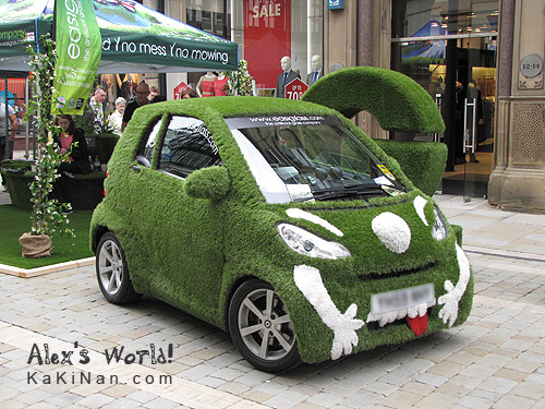 Green Car at Manchester Urban Gardening Festival 2013
